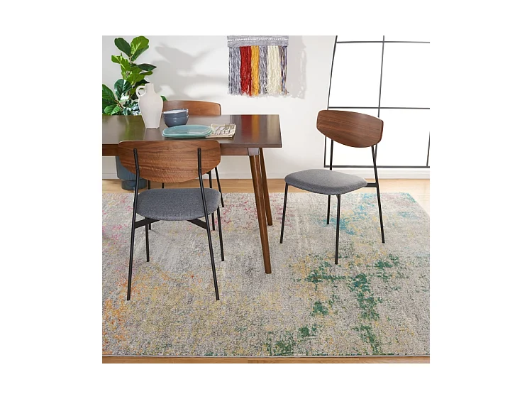 Tapis Gris/Or 274 X 366 cm - Julia