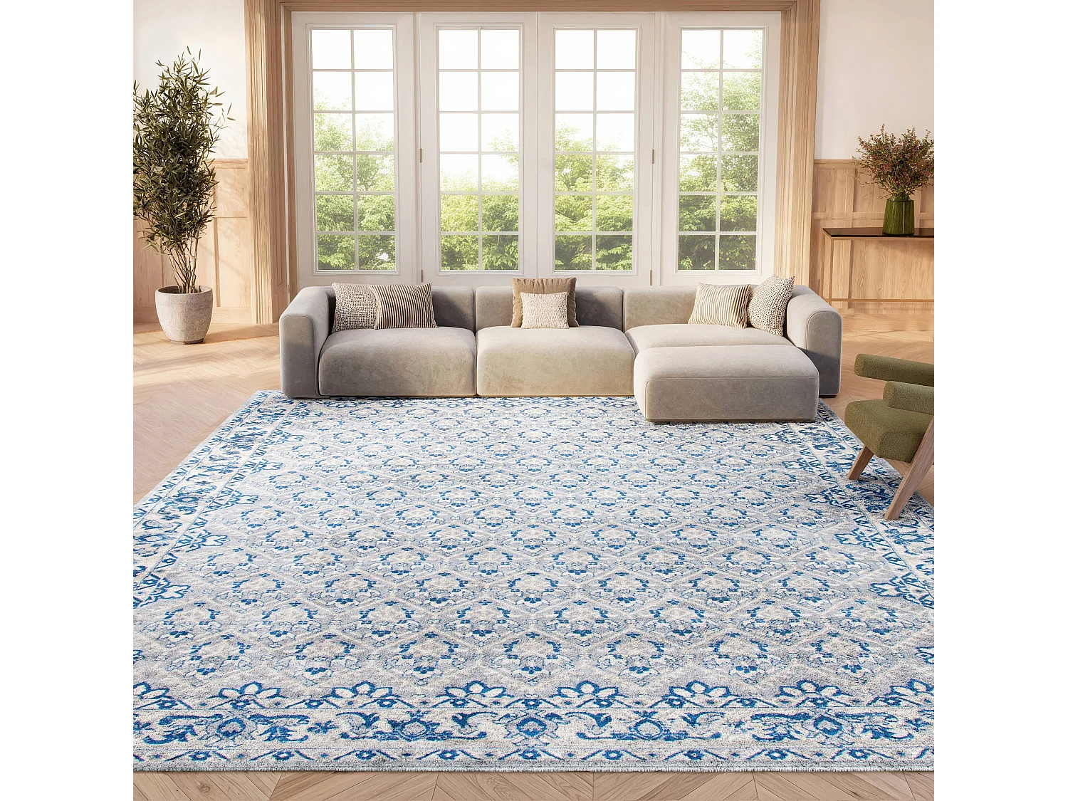 Tapis Gris 160 X 229 cm - Dile