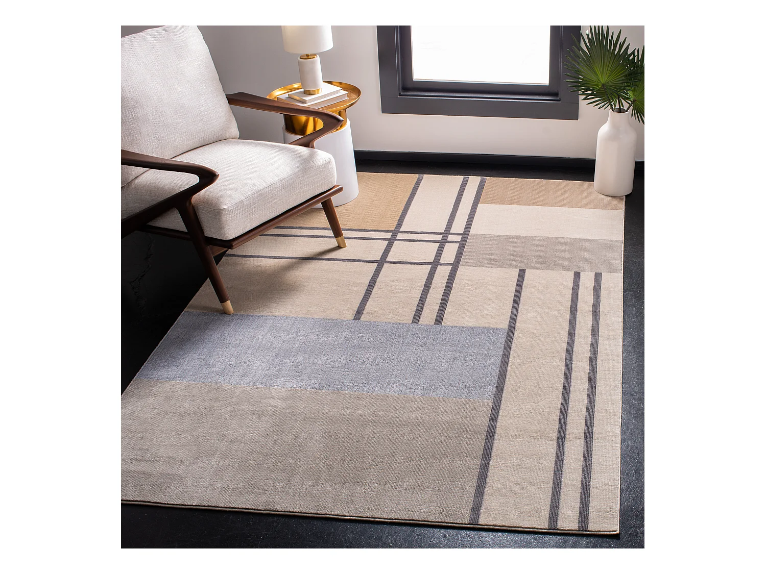 Tapis Neutre/Neutre 160 X 231 cm - Adelyn
