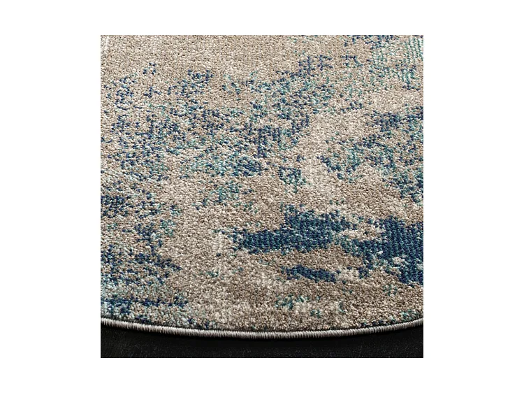 Tapis Bleu/Beige 244 X 244 cm - Julia
