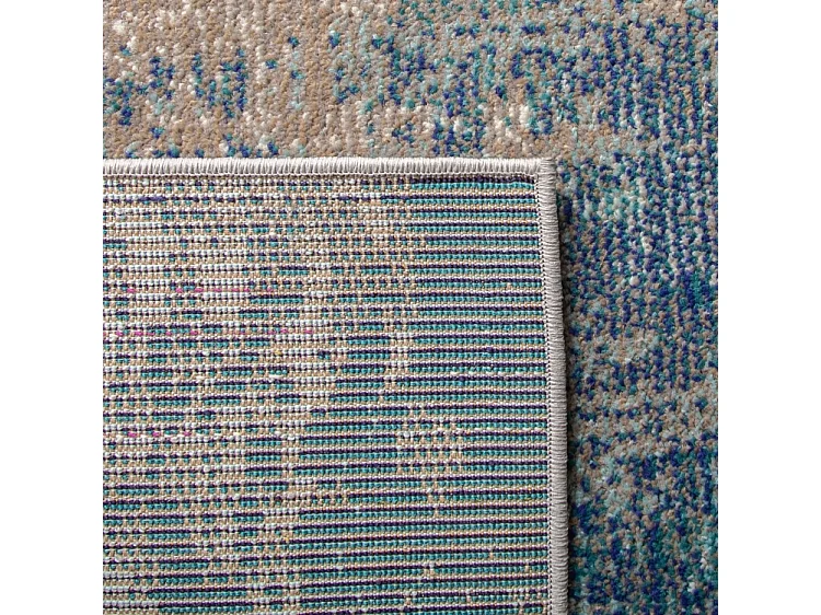 Tapis Bleu/Beige 244 X 244 cm - Julia
