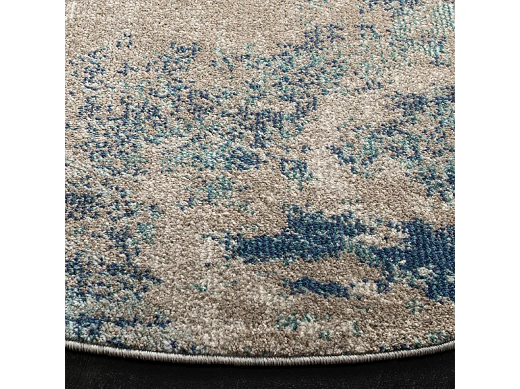 Tapis Bleu/Beige 244 X 244 cm - Julia