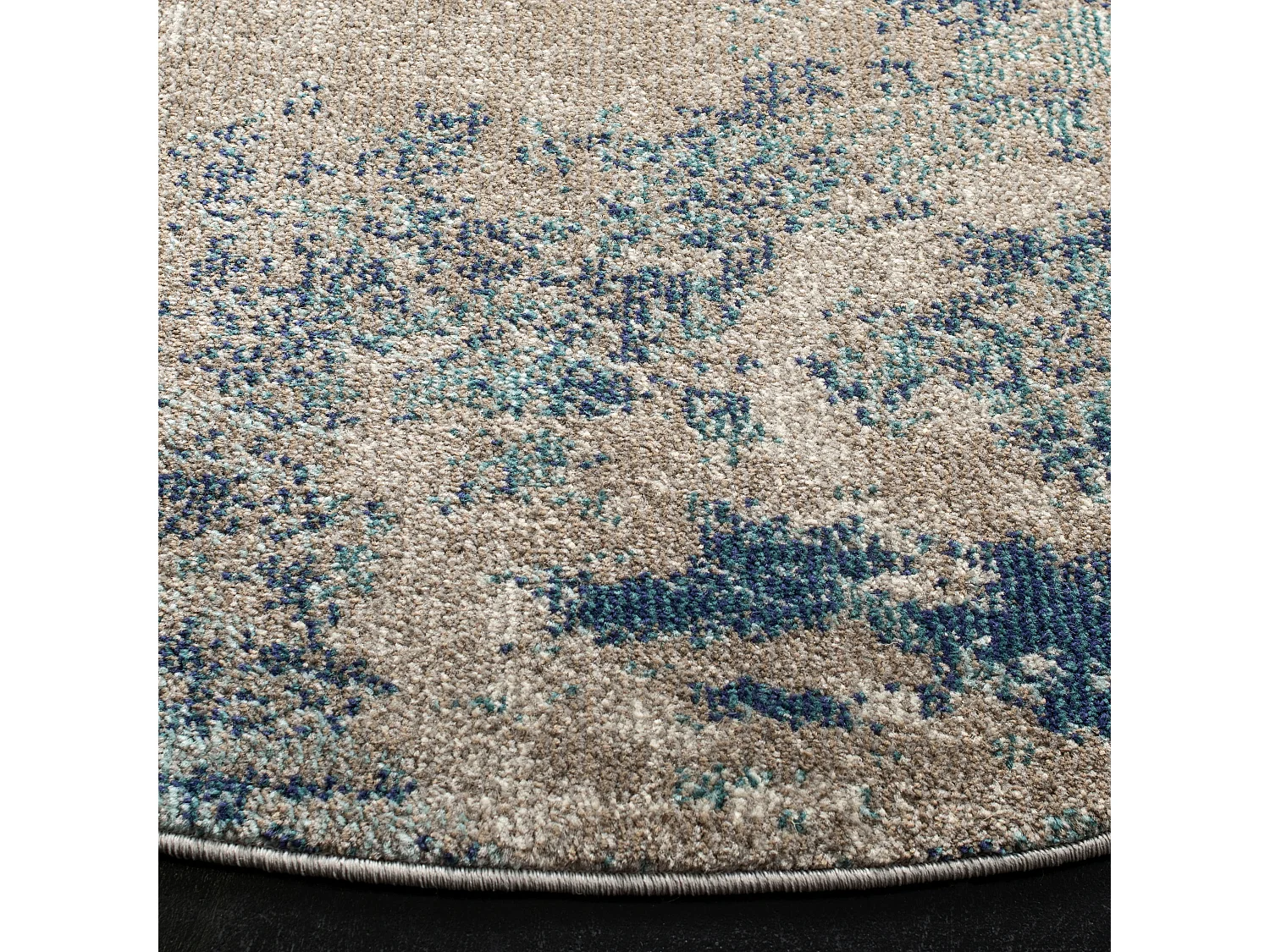 Tapis Bleu/Beige 244 X 244 cm - Julia