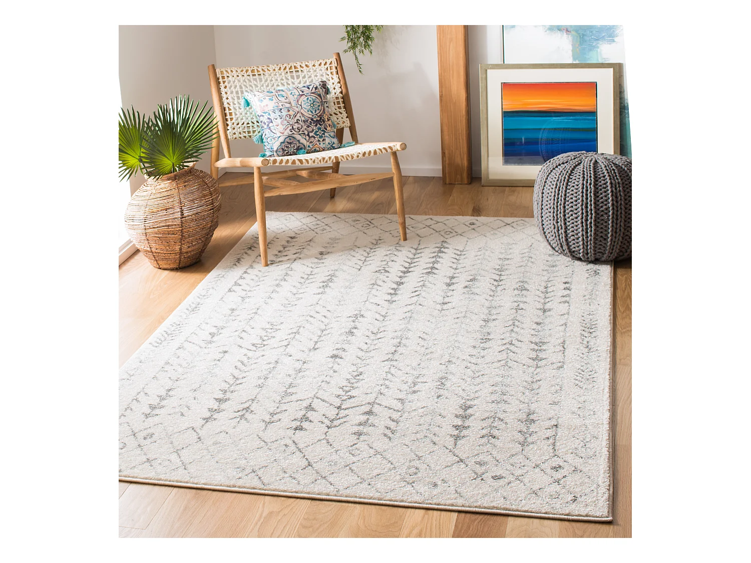Tapis Neutre/Gris 183 X 274 cm - Mackenzie