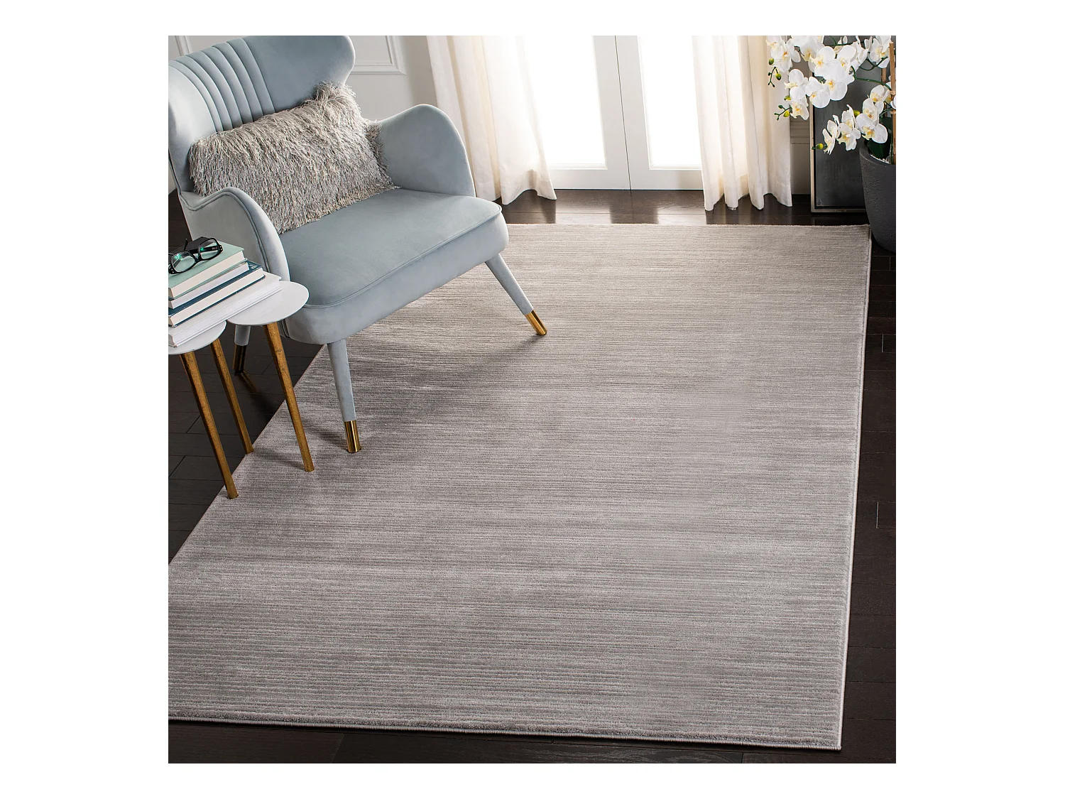 Tapis Gris 91 X 152 cm - Valentine
