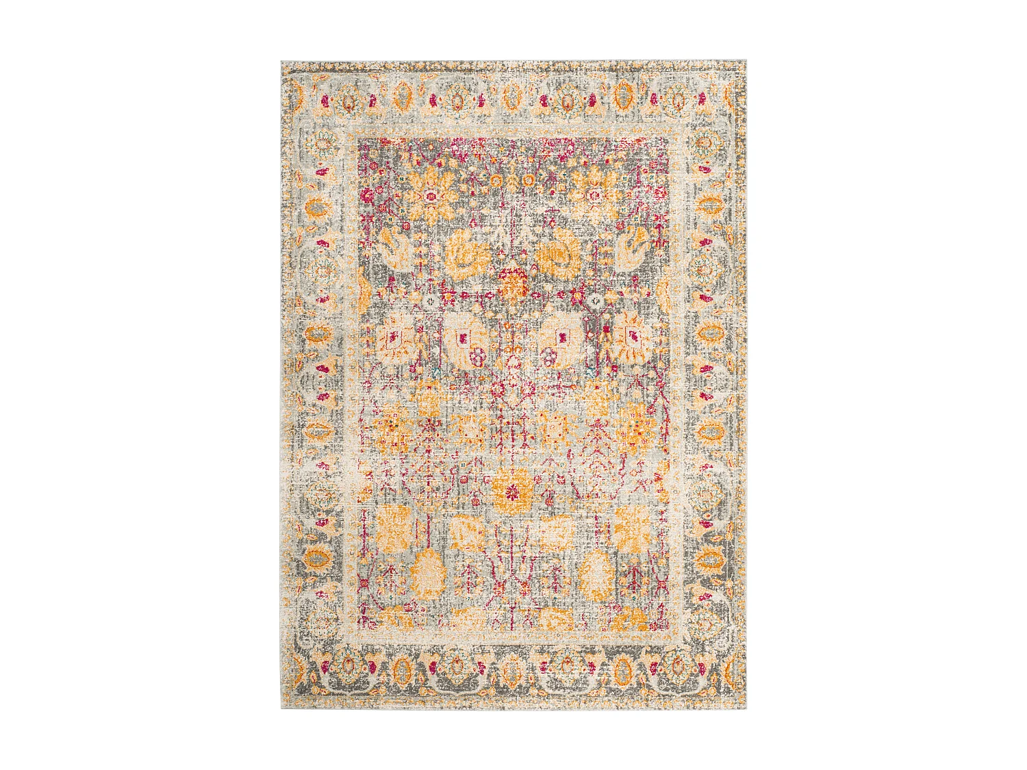 Tapis Gris/Multicolore 201 X 274 cm - Gladys