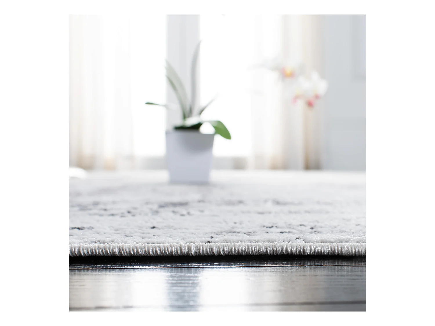 Tapis Ivoire/Gris 66 X 122 cm - Senata