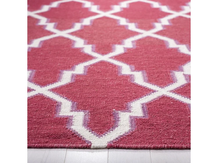 Tapis Rouge/Neutre 152 X 244 cm - Nico