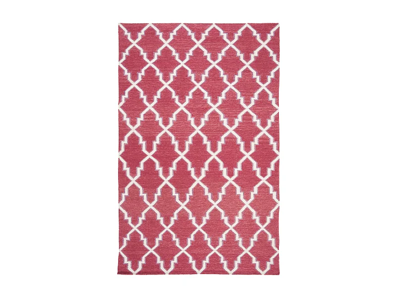 Tapis Rouge/Neutre 152 X 244 cm - Nico