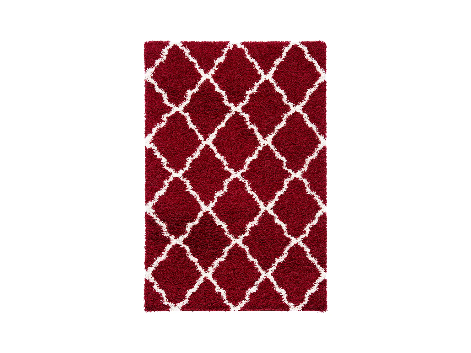 Tapis Rouge/Neutre 155 X 229 cm - Aldo
