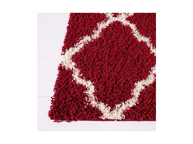 Tapis Rouge/Neutre 155 X 229 cm - Aldo