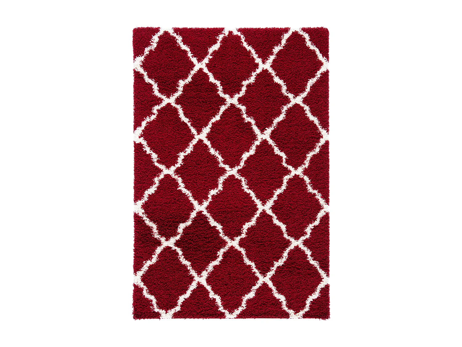 Tapis Rouge/Neutre 155 X 229 cm - Aldo