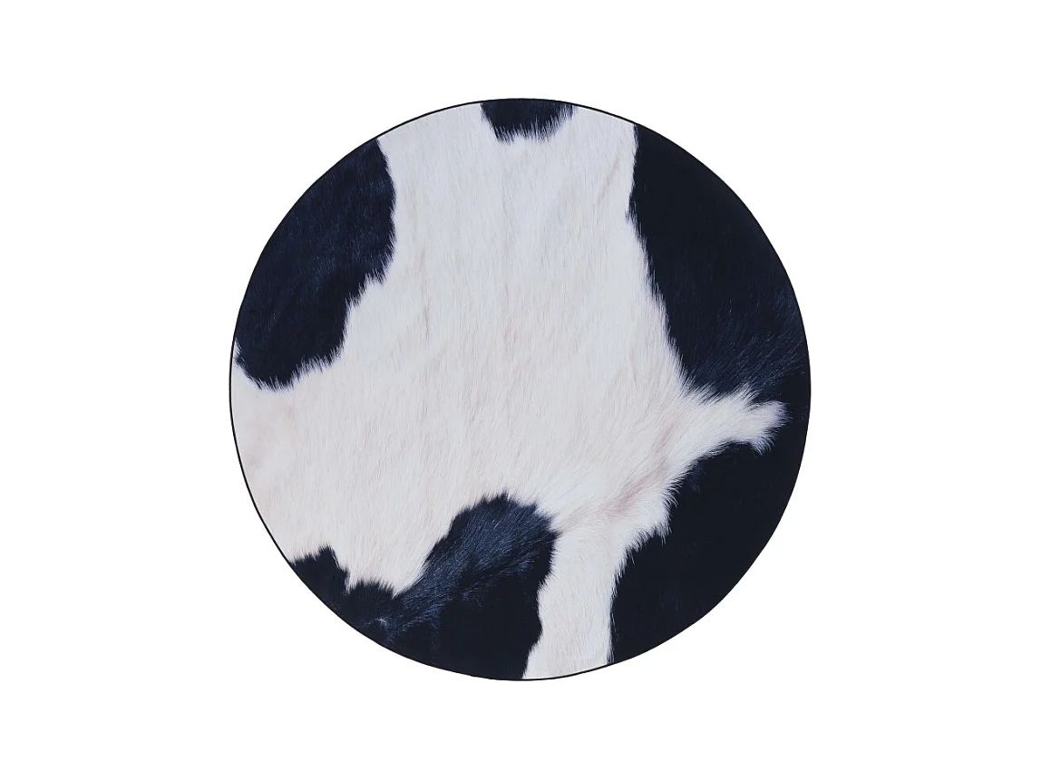 Tapis Ivoire/Bleu Foncé 183 X 183 cm - Elspeth