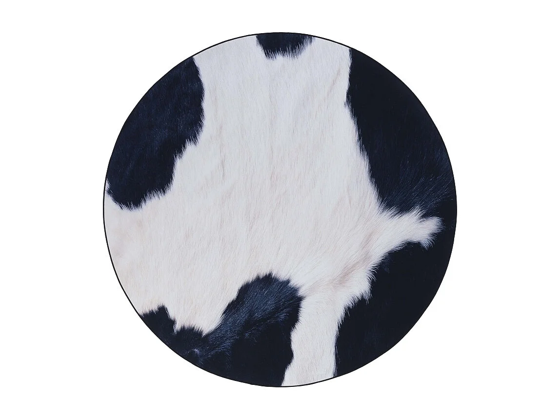 Tapis Ivoire/Bleu Foncé 183 X 183 cm - Elspeth