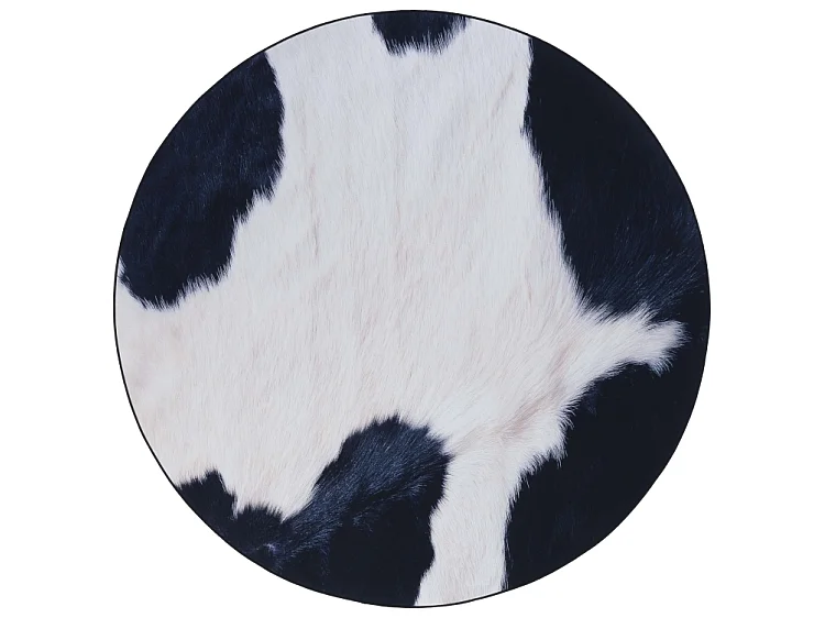 Tapis Ivoire/Bleu Foncé 183 X 183 cm - Elspeth