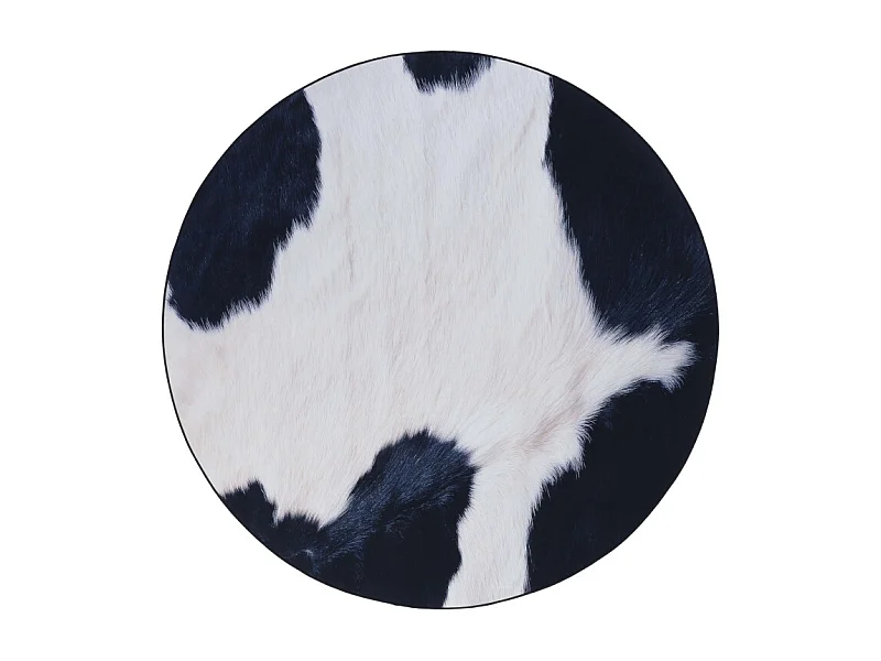 Tapis Ivoire/Bleu Foncé 183 X 183 cm - Elspeth