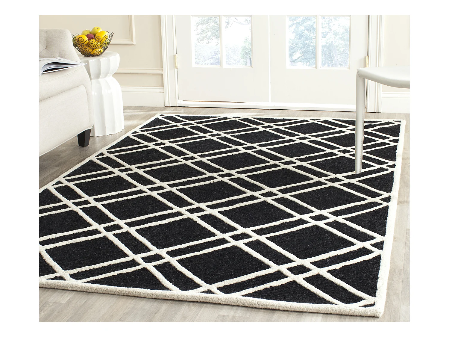 Tapis Noir/Neutre 152 X 244 cm - Celestine