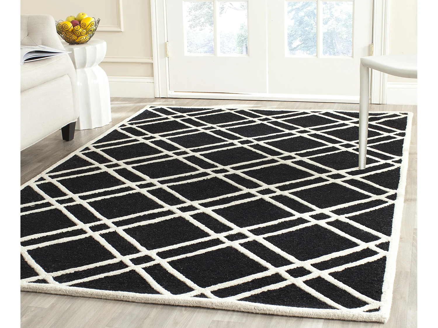 Tapis Noir/Neutre 152 X 244 cm - Celestine
