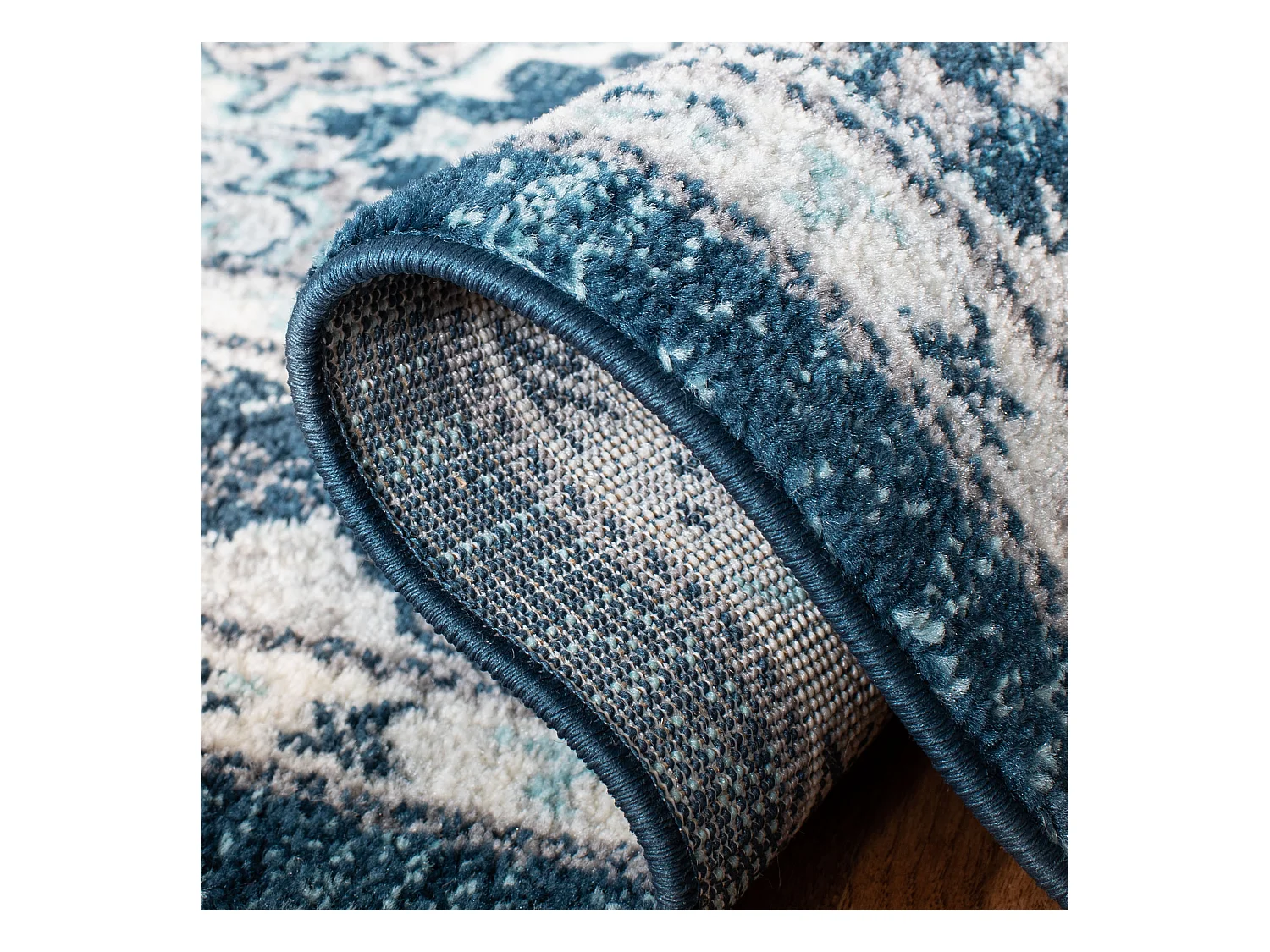 Tapis Bleu/Gris 160 X 231 cm - Mylo