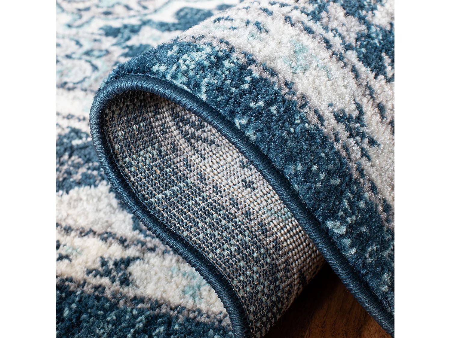 Tapis Bleu/Gris 160 X 231 cm - Mylo