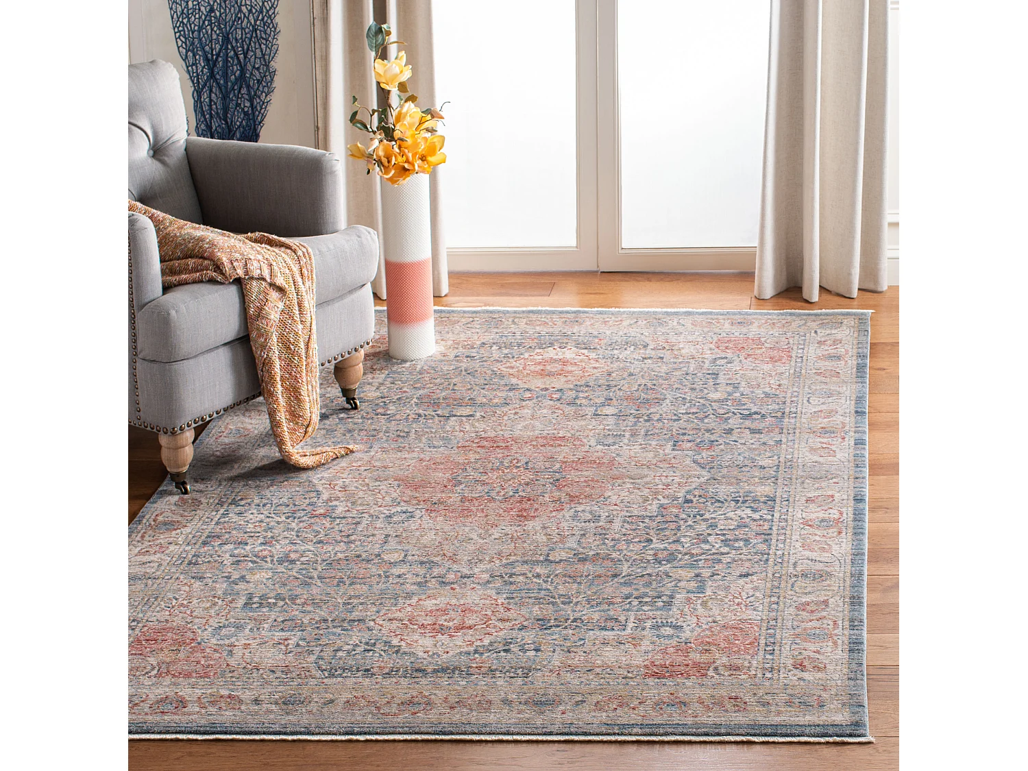 Tapis Bleu/Neutre 152 X 244 cm - Kylie