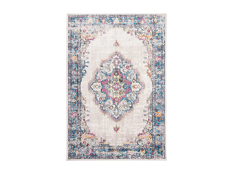 Tapis Gris/Bleu 122 X 183 cm - Malani