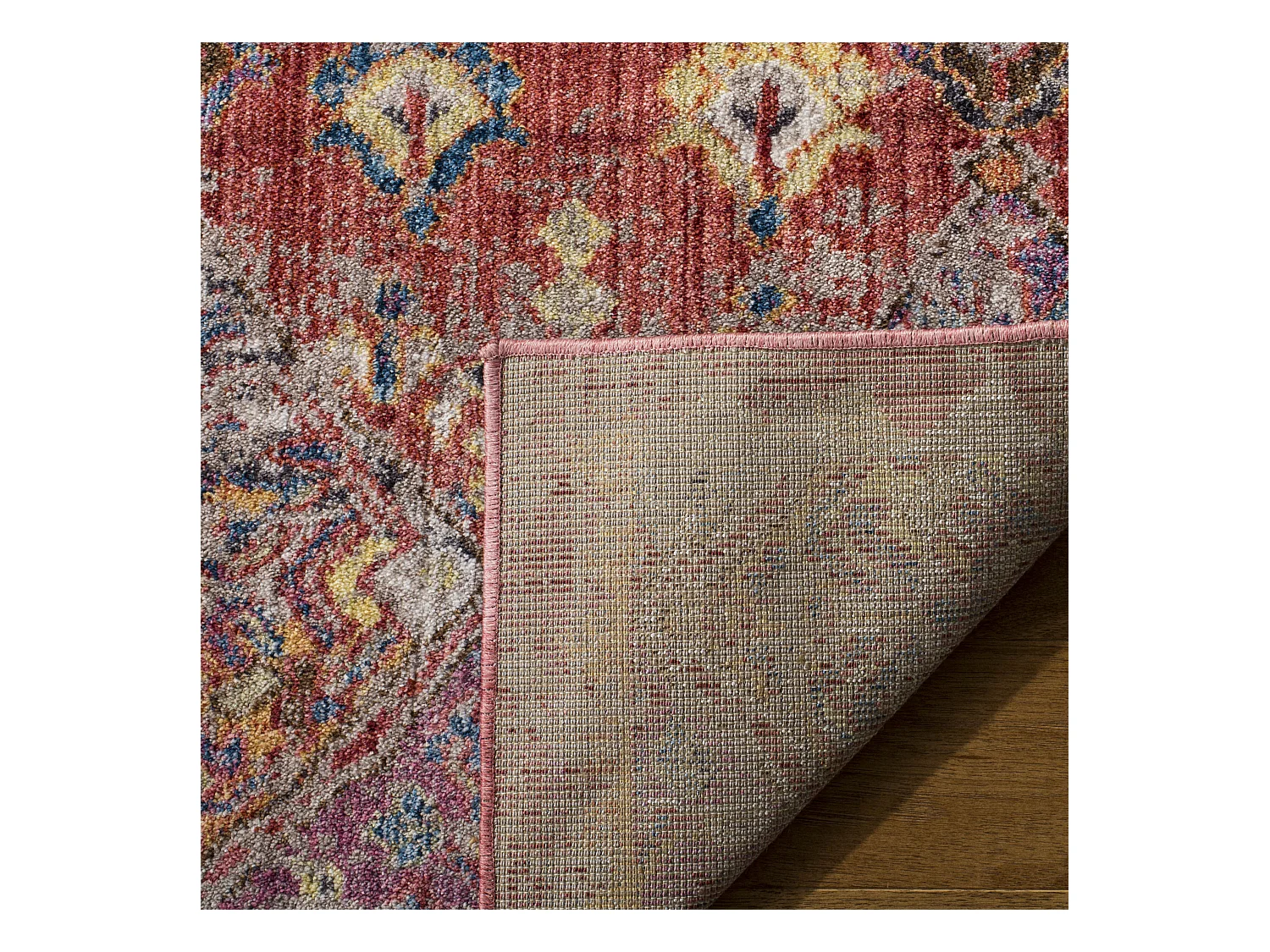 Tapis Rose/Multicolore 155 X 229 cm - Negin