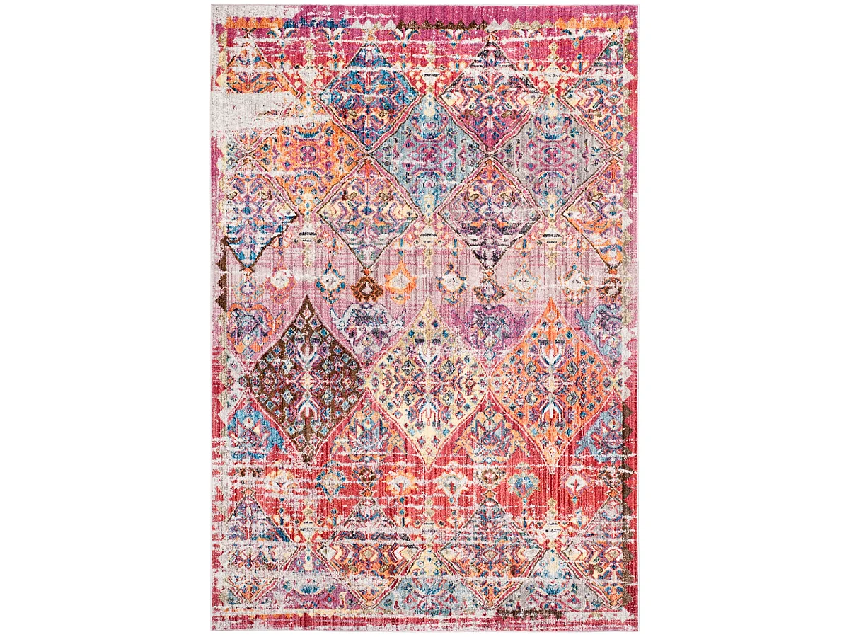 Tapis Rose/Multicolore 155 X 229 cm - Negin