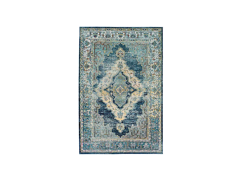 Tapis Bleu/Jaune 201 X 279 cm - Dahila