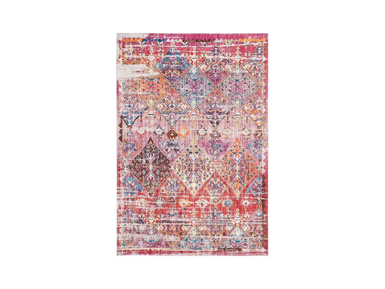 Tapis Rose/Multicolore 235 x 305 cm - Negin