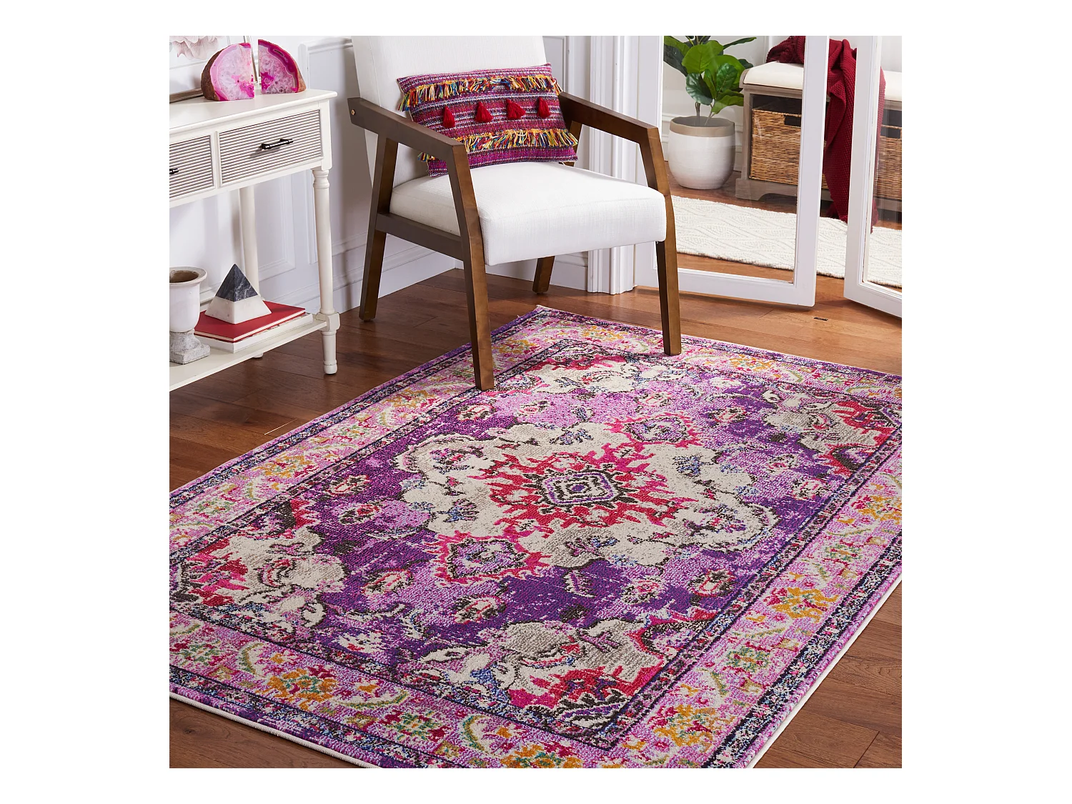 Tapis Violet/Rose 155 X 231 cm - Milà