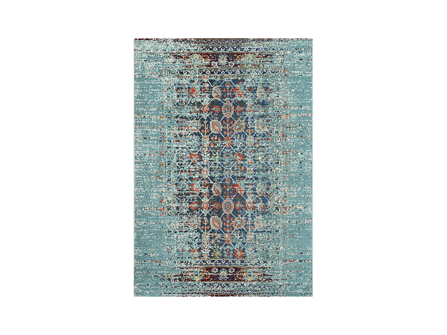 Tapis Bleu/Multicolore 155 X 231 cm - Almeria
