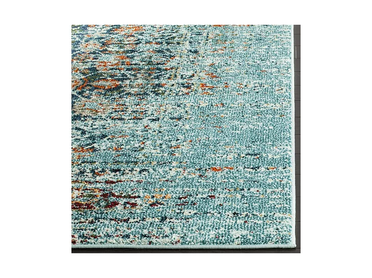 Tapis Bleu/Multicolore 155 X 231 cm - Almeria