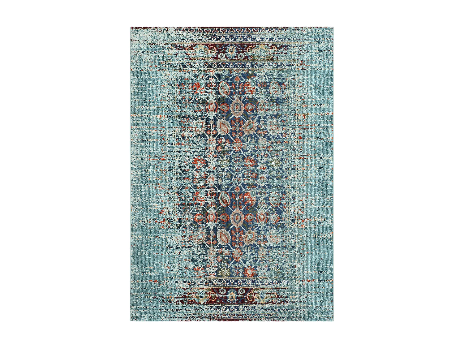 Tapis Bleu/Multicolore 155 X 231 cm - Almeria