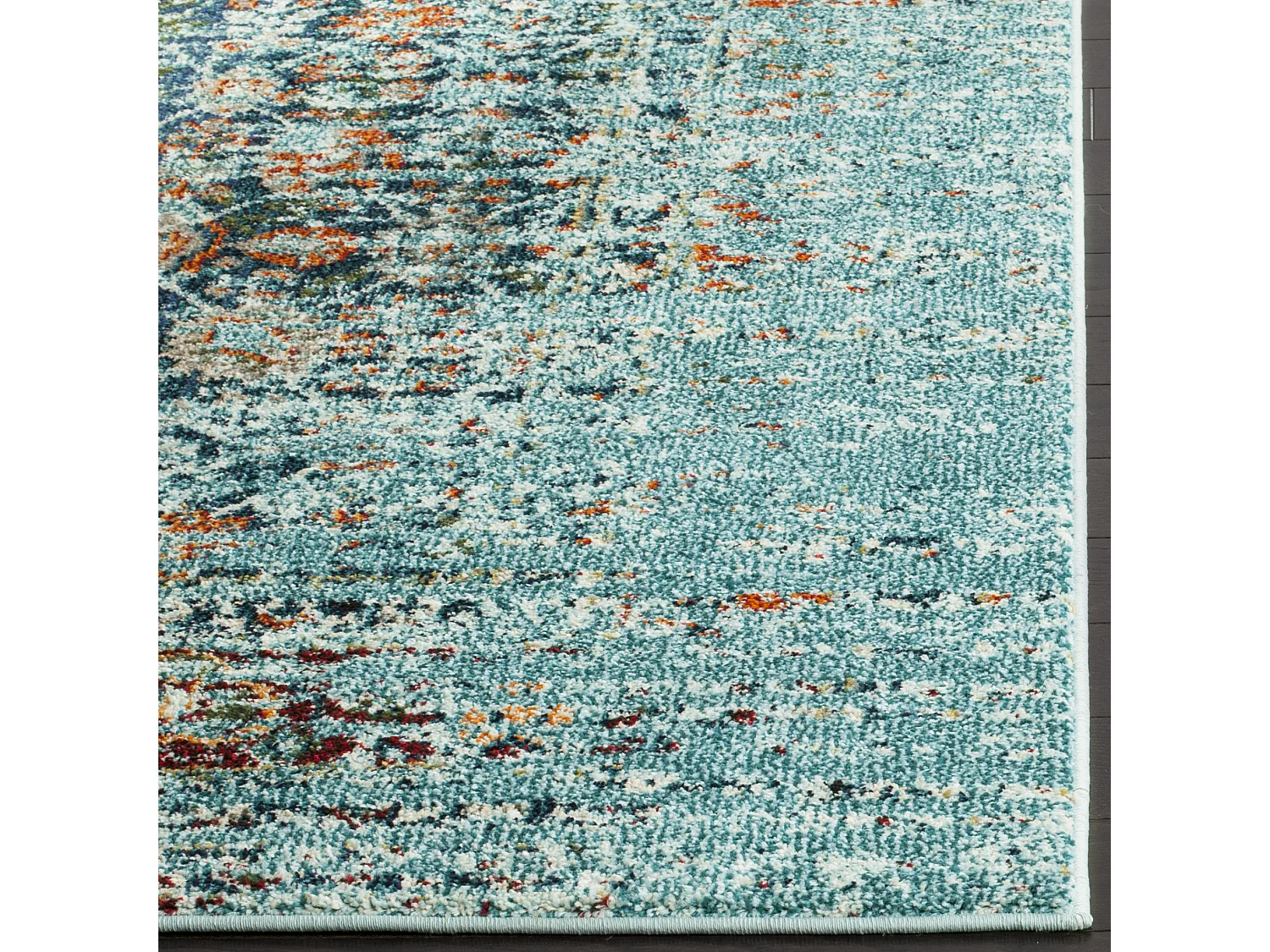 Tapis Bleu/Multicolore 155 X 231 cm - Almeria