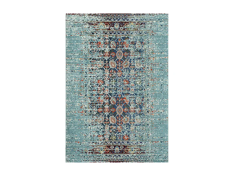 Tapis Bleu/Multicolore 155 X 231 cm - Almeria