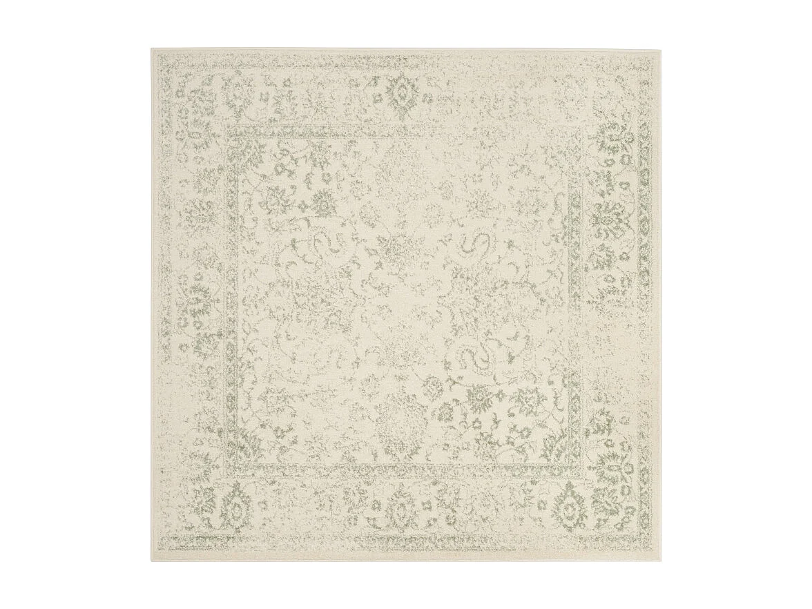 Tapis Neutre/Vert 235 x 235 cm - Lucinda