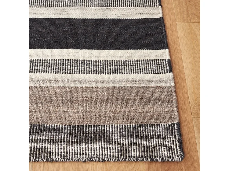 Tapis Neutre/Noir 152 X 244 cm - Elysia