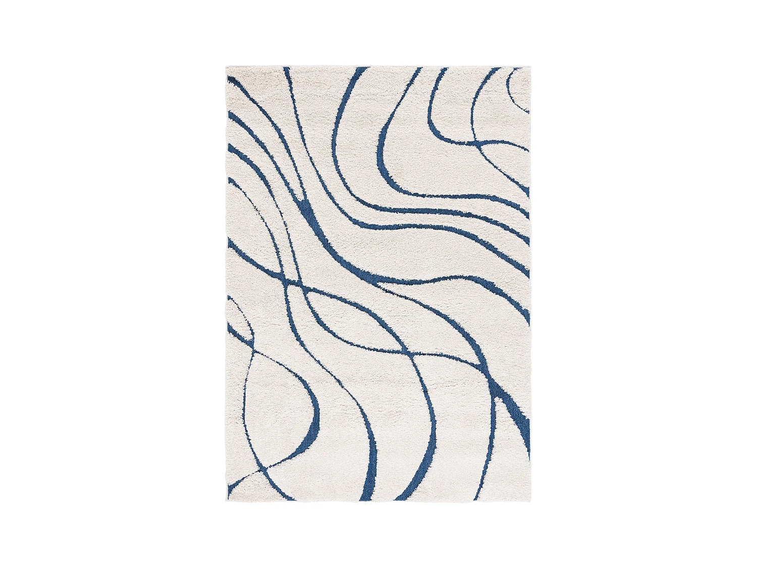 Tapis Neutre/Bleu 183 X 274 cm - Naples