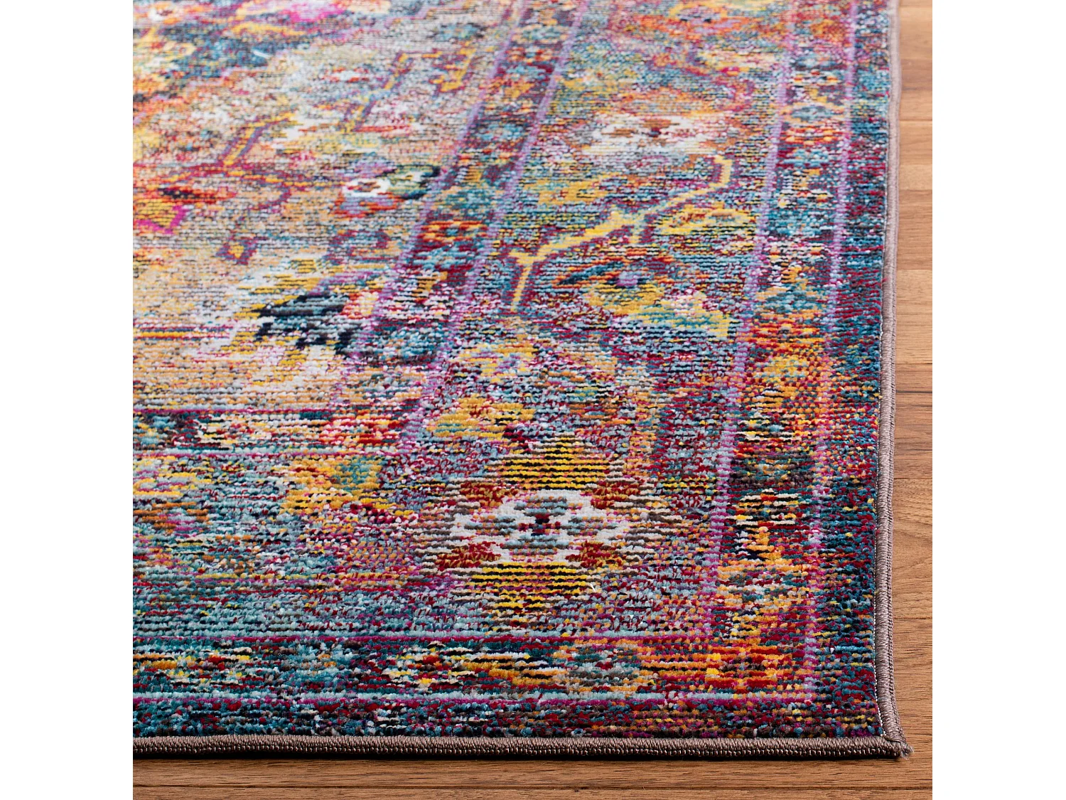 Tapis Bleu Marine/Bleu 201 X 279 cm - Daevon