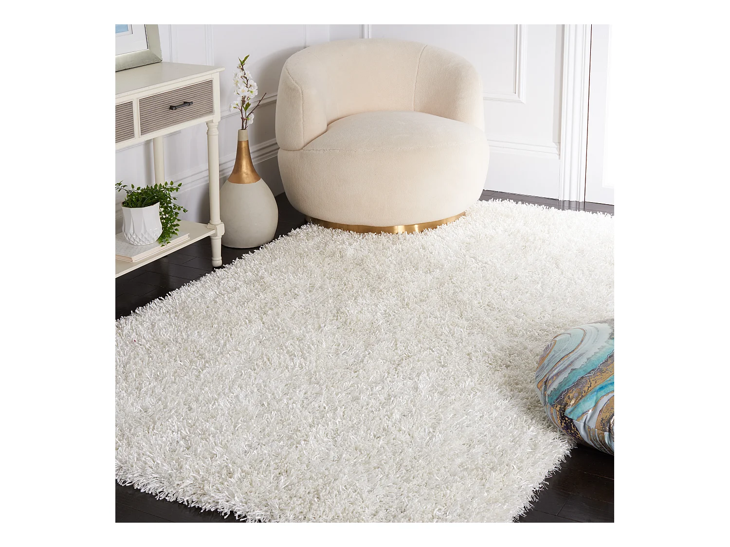 Tapis Blanc 183 X 274 cm - Mara
