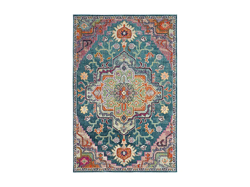 Tapis Bleu/Rose 201 X 279 cm - Desi