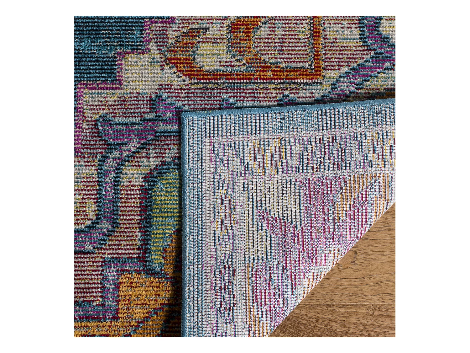 Tapis Bleu/Rose 201 X 279 cm - Desi