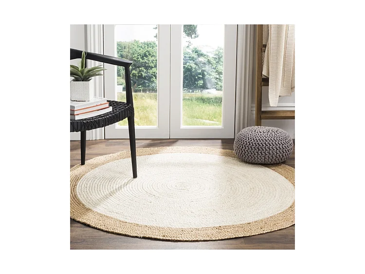 Tapis Ivoire/Beige 122 X 122 cm - Zuleika