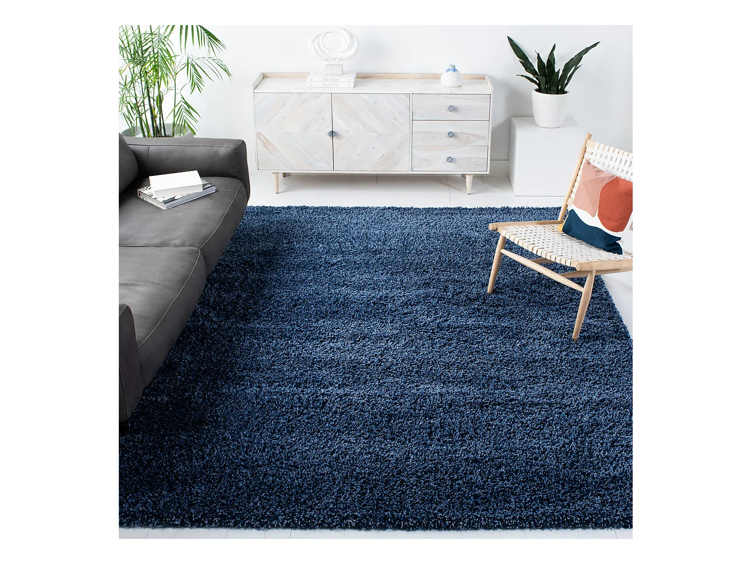 Tapis Bleu Marine 201 X 290 cm - Crosby