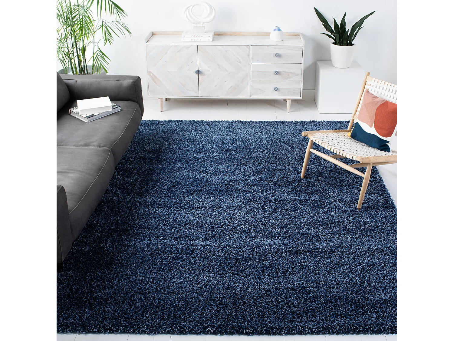 Tapis Bleu Marine 201 X 290 cm - Crosby