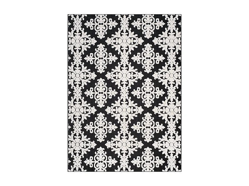 Tapis Noir/Neutre 244 X 340 cm - Zoa