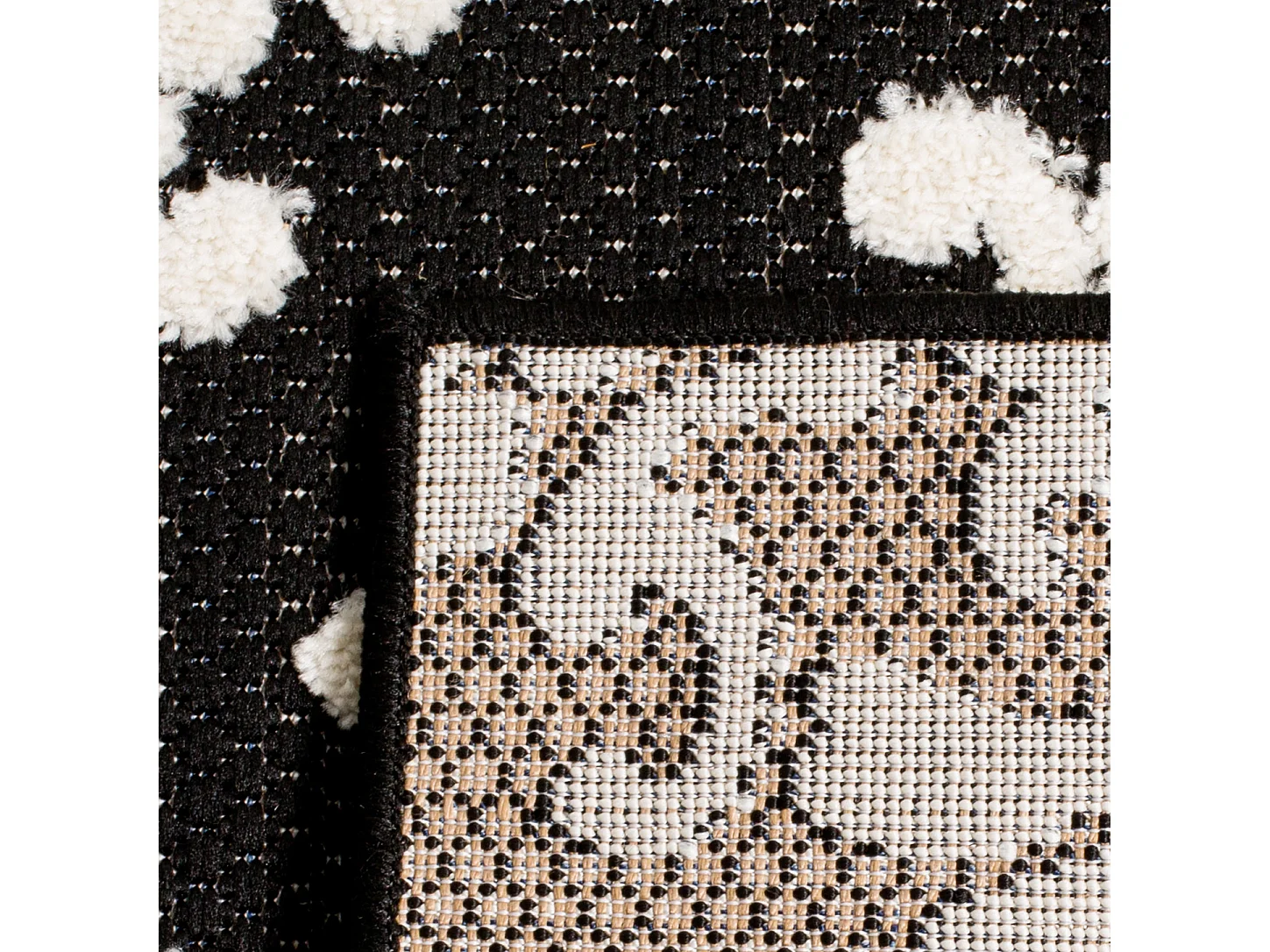 Tapis Noir/Neutre 244 X 340 cm - Zoa