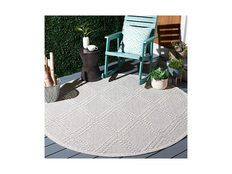 Tapis Gris/Gris clair 160 X 160 cm - Ursa