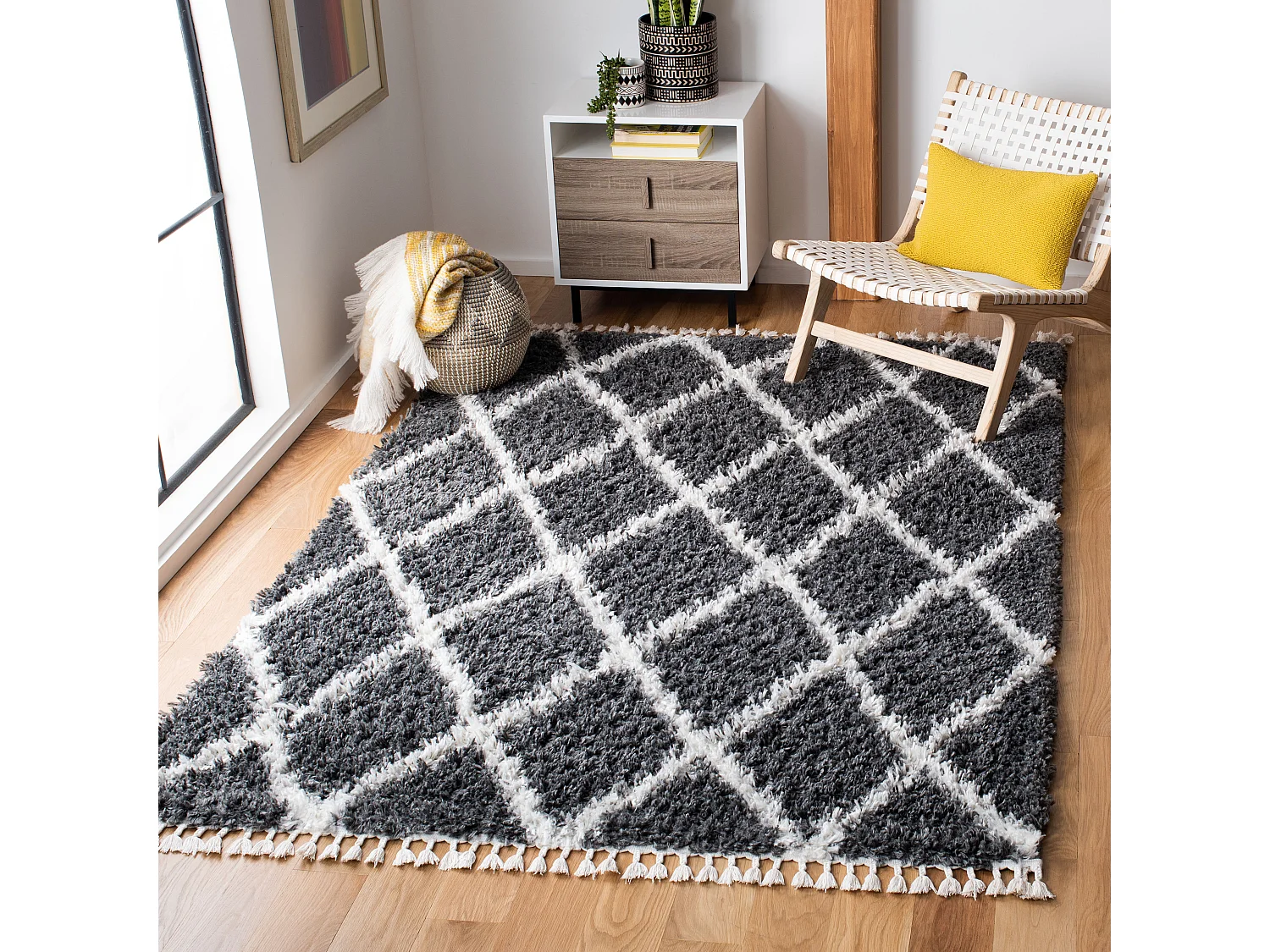 Tapis Gris/Neutre 183 X 274 cm - Adrianna